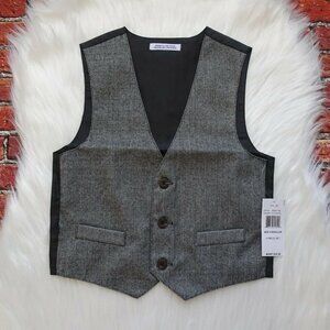💰3/$25 New IZOD Kids Boy's Vest Top 3-Button Party Photo Outfit Youth Preppy 6